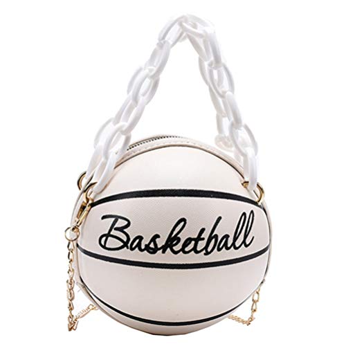 VALICLUD Crossbody Bag Round Basketball Shaped Handbag Novelty Purse Circle Shoulder Bag for Women -  F26TM1677205DKB96VJTMDJT