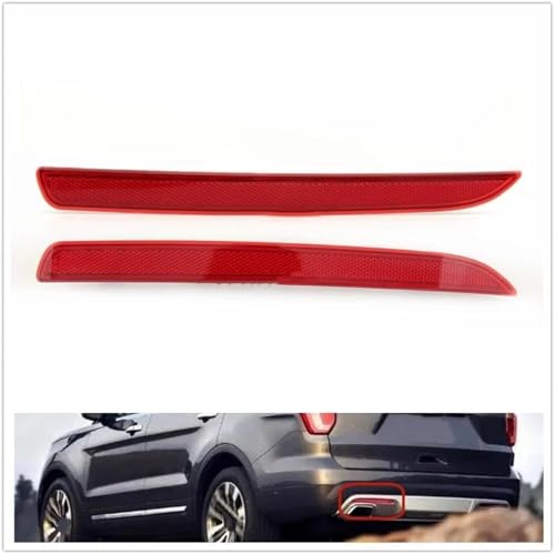 Reflector de parachoques Ford Explorer luces traseras de alta visibilidad vial 4