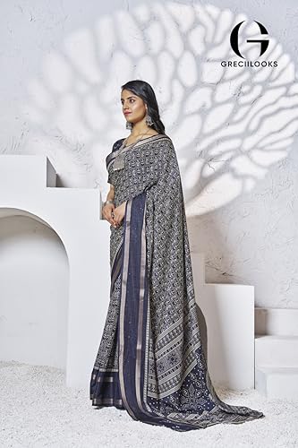 Image of GRECIILOOKS Saree | Women Saree | Saree for women latest design | Saree | Saree for Women | Silk Saree | Banarasi Saree
