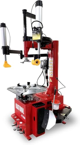 Image of KATOOL 2.0HP Tire Changer Bead Blaster Wheel Balancer Machine Combo with Motorcycle Adaptor Tire Changer Machine Tire Machine, Inside clamp14-26 inch with φ8 Inch Cylinder (24lbs Adaptor)