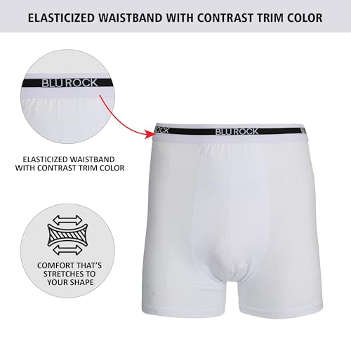 Galaxy by Harvic 3-Pack, 6-pack, 9-pack & 12-pack elastic Mens Knit Boxer Shorts2