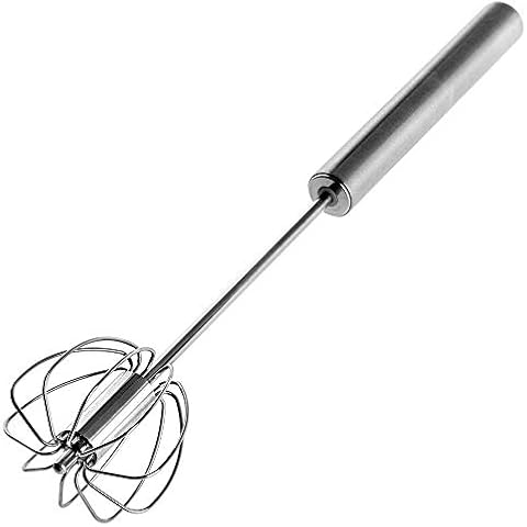 Push-Action Rotating Stainless Steel Whisk (12-1) Cover