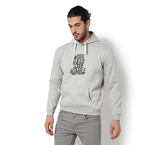 Image of CAHOOT Men's Printed Sweatshirt Regular Fit for Casual Wear | Full Sleeve | Cotton | Stylish Sweatshirt Crafted with Comfort Fit and High Performance for Everyday We