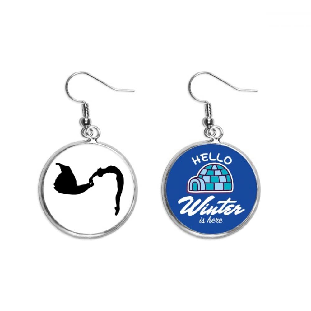 Joyería del pendiente de hielo con diseño Dancer Art para saltos 5