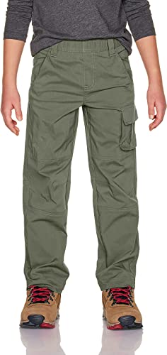 Cqr Kids Youth Hiking Cargo Pants, Outdoor Camping Pants, Upf 50+ Quick Dry Regular Pants, Regular Driflex Olive, 12 #TOP10