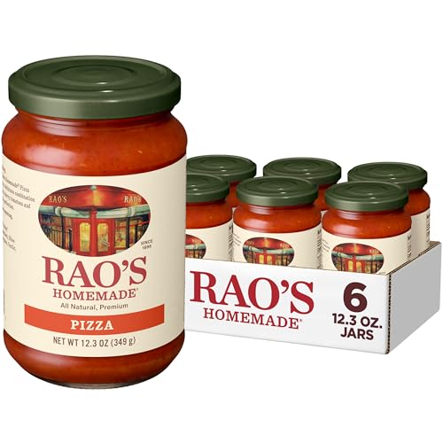 Image of Rao's Homemade Classic Pizza Sauce Made with Italian Tomatoes, 12.3 oz (Pack of 6)