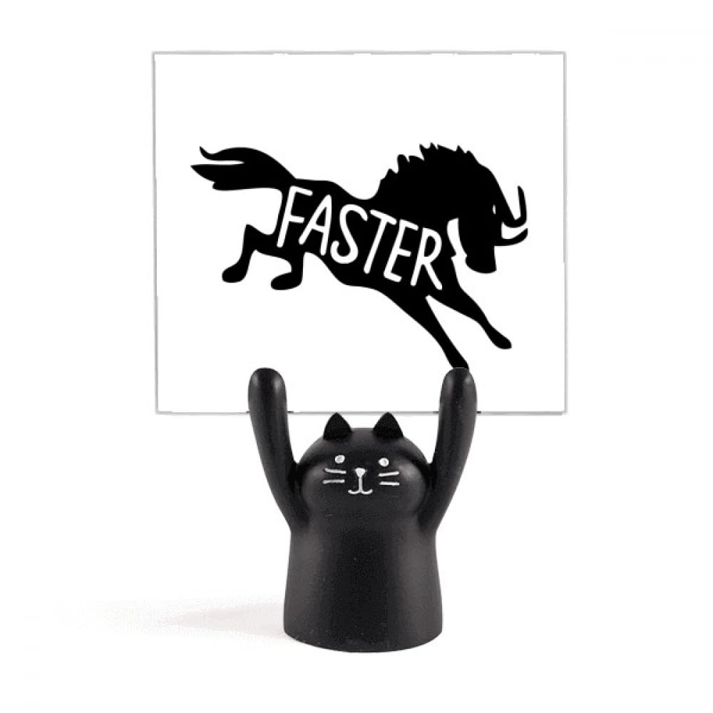 Support de mémo cheval noir cadeau idéal pour collègue et enfant - 4