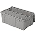 Produktbild Buckhorn ar2012070201000 befestigt Deckel Flip Top Lagerung und Verteilung Kunststoff Tote, 20 x 12 Zoll x Bluetooth, grau