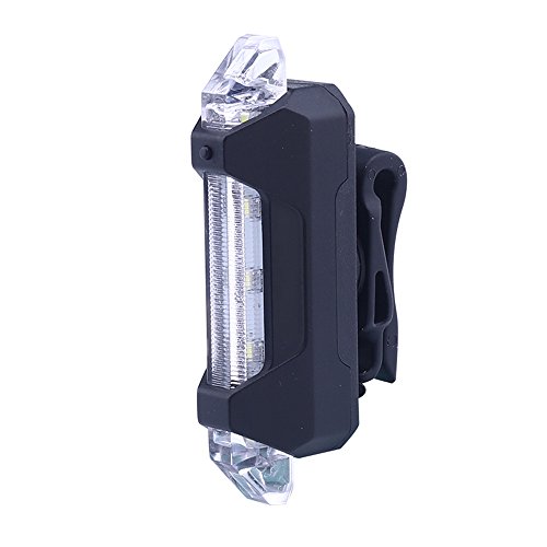 hntoolight Feu arrière de vélo 120 lumens rechargeable par USB - Étanche - Pour VTT - Lumière blanche Cover