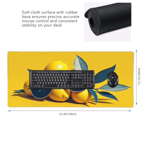 Tapis de souris de jeu grand format protégeant votre bureau