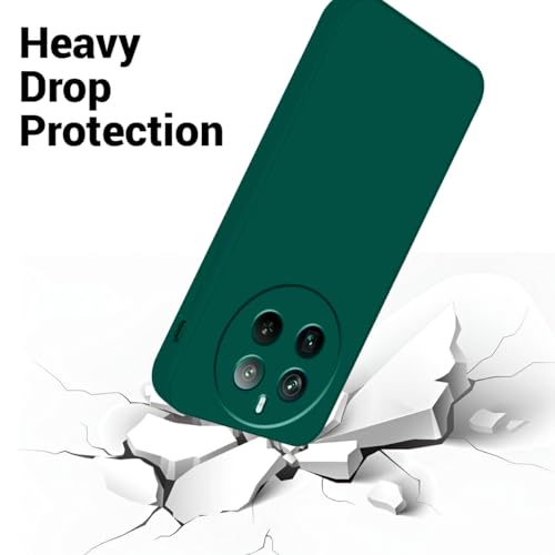 Image of LIRAMARK Silicone Soft Back Cover Case with Micro-Fibre Cloth On Inner Side for Realme Narzo 70 | Narzo 70 Pro 5G| Realme 12 Plus 5G| Realme P1 5G (Green)