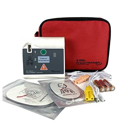 WNL Products WL120ES10 for Training use only AED Defibrillator Practi-Trainer Essentials Base Model AED Training Kit (1 Pack Kit)