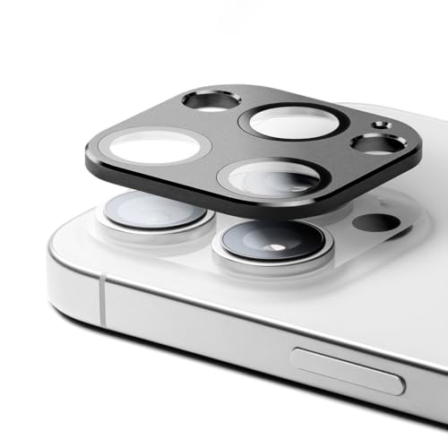 CASETiFY iPhone 16 Pro & 16 Pro Max �A���~�j�E�� �J���������Y �ی�J�o�[ - �u���b�N