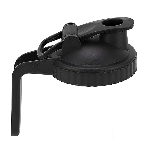 Wide Mouth Mason Jar Lid, Airtight Easy To Clean Mason Jar Pour Spout Lid for Brewing (Black) - Image 3