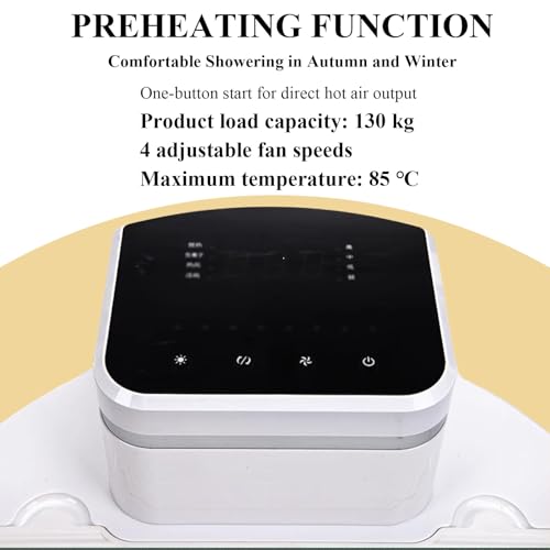 Secador de cuerpo completo térmico de 71°C con panel táctil 4