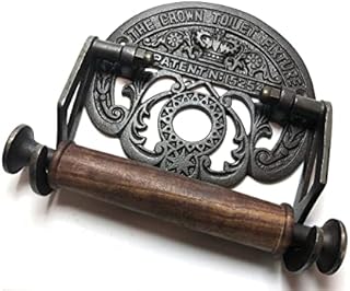 Traditional Crown vintage design victorian wall mounted toilet loo roll holder by Bowley and Jackson