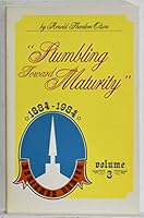 Stumbling toward maturity (Heritage series) 0911802509 Book Cover