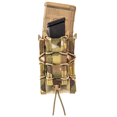 High Speed Gear - Double Decker Taco MOLLE Mag Pouch Police Gear & Military Gear Tactical Magazine Pouch for Professionals (Multicam)
