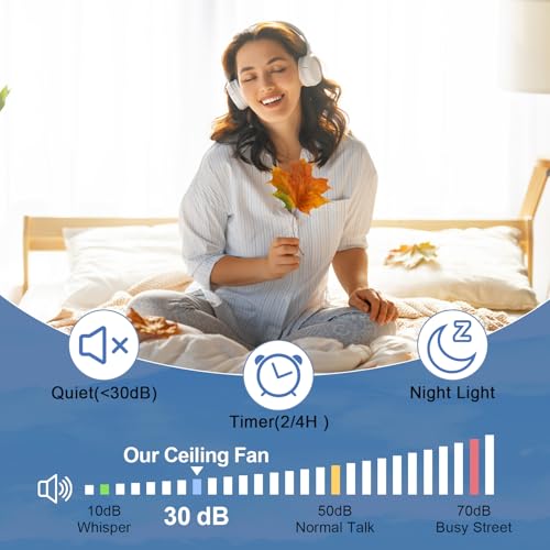 Image of Depuley Black Ceiling Fan with Lights: 35-Inch Flush Mount Fan with Light and Remote - Low Profile Ceiling Fans Reversible Quiet DC Motor for Bedroom Living Room Indoor Outdoor
