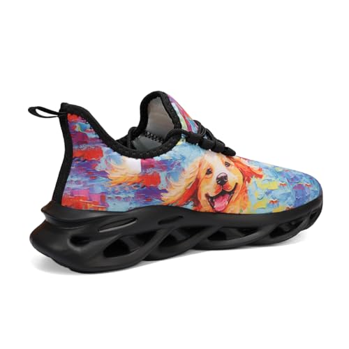 Image of DLWKIPV Men Running Shoes Men's Tennis Shoes Lightweight Breathable Fashion Sneakers Non Slip Workout Gym Shoes for Running