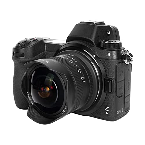 Image of 7Artisans 7.5Mm F2.8 Mark Ii Aps-C Fisheye Wide Angle Manual Fixed Lens For Nikon Z Mirrorless Camera Z6 Z7 Z50 - Black