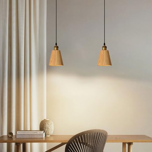 Lámpara colgante cónica led para mesa de comedor y salones de té estilo japonés 4