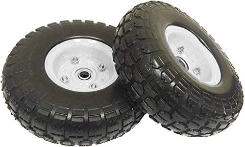Ruedas de 10 pulgadas sin aire, pack de 2 miniatura 2