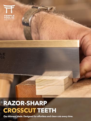Image of Japanese Pull Saw - Ultra Fine Dozuki 7 for Kumiko 0.2mm blade - Dovetail saw Dozuki Wood Saw - Temple Tool Co.
