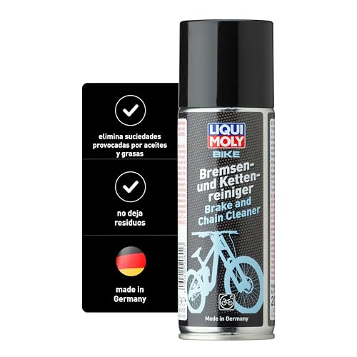 LIQUI MOLY Bike Limpiador de frenos y cadenas | 200 ml | Limpiador de velocidad de la bicicleta | 20602