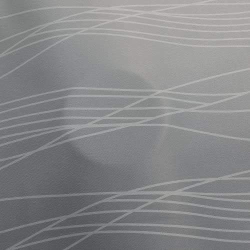 Estelar Textiler JBDHWGR52-2 Grey And Greyish White Blackout Curtains & Drapes thumb #7