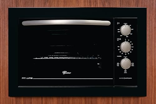 FISCHER FORNO ELÉTRICO EMBUTIR FIT LINE 48L BLACK 220V 34493-95482 glide