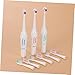 Kisangel Portable Waterproof Electric Toothbrush for Pets Rechargeable Sonic Brush Gentle Bristles for Dogs and Cats Travel-Friendly Design Random Color