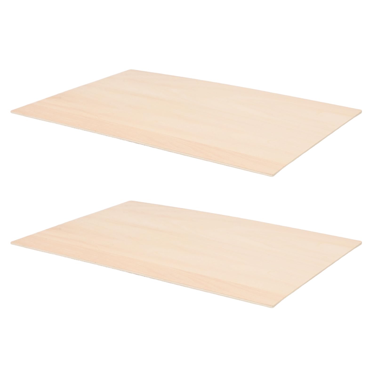 DOITOOL 2pcs Hand Carved Wood Drawing Board A3 Size Printmaking Wood Board for DIY Craft Engraving Material Supply