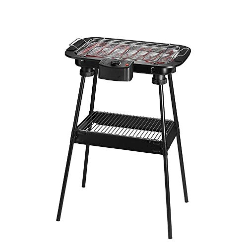 Edp 07643 Barbacoa Electrica De Pie 2000 W, Negro