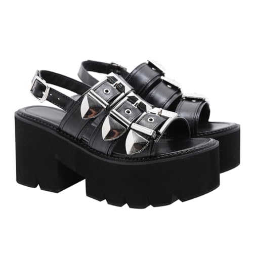 Sandales en microfibres toutes occasions pour femme style simple été en PU
