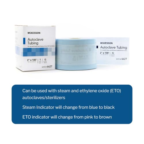 McKesson Autoclave Tubing for Steam and EO Sterilizers, 2 in x 100 ft, 1 ct - image 2