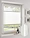 Produktbild DécoProfi Fenster Plissee ohne Bohren I Wabenplissee mit Plisseehalter zum Klemmen I Sonnenschutz Klemmplissee lichtdurchlässig I 85x130 cm, Weiss