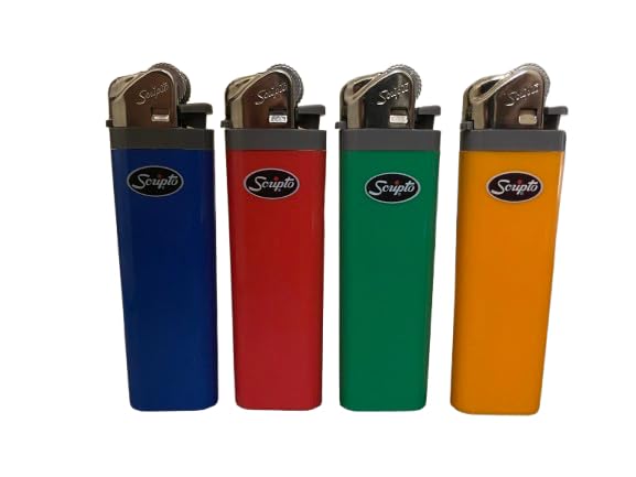 Scripto Views Adjustable Lighters 4-Pack