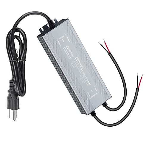 LED Driver,LED Power Supply 12V 400 Watts,Waterproof 12V Transformer LED,AC 110-120V to DC 12V Transformer,Hardwired LED Driver