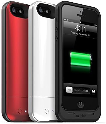 mophie Juice Pack Air Protective Case for iPhone 5, 5S and 5SE, Black