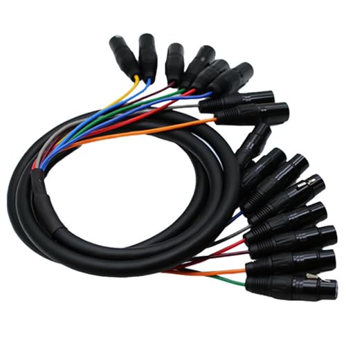 Câble serpent XLR 8 canaux anti parasite pour fil audio de scène