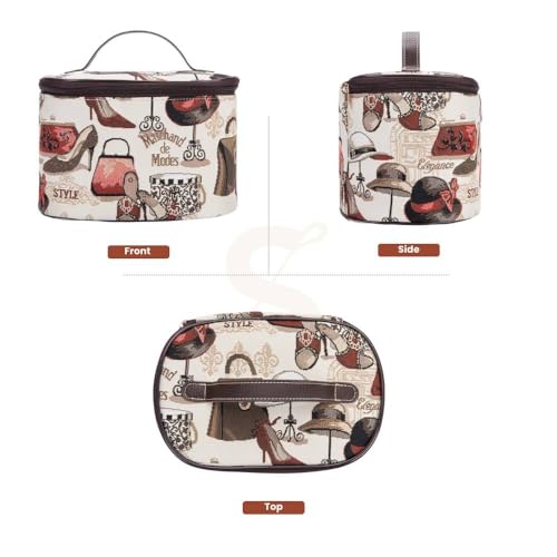 Signare Womens Vanity Bag/Toiletry Case/Make-Up Case, Available in 14 Designs2