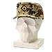 Genuine Brand German Army Cap Desert Tropical Camouflage Field Original Military Issue hat (Large)