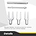 Acymner Pickle Fork Ball Joint Separator Set | 5PCS Pickle Fork Tool Set, Ball Joint Tie Rod Pitman Arm Removal Tool, Fork Type Separator Kit for Cars and Light Trucks