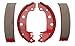 ACDelco Gold 17508B Bonded Rear Drum Brake Shoe Set