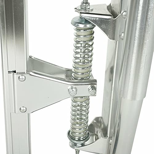 Vowagh 15"-23" Aluminum Drywall Stilts Tool Adjustable Lifts Tool For Taping Painting Painter Sliver #TOP5