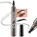 BINGBRUSH 1Pcs Eyebrow Pencil Micro 4 Point Ink Pen by Brow Stylist - Eye Makeup Lift & Snatch Eyebrow Pen Kits Long-Lasting Waterproof Natural Eyebrow Hair (04# Gray brown)