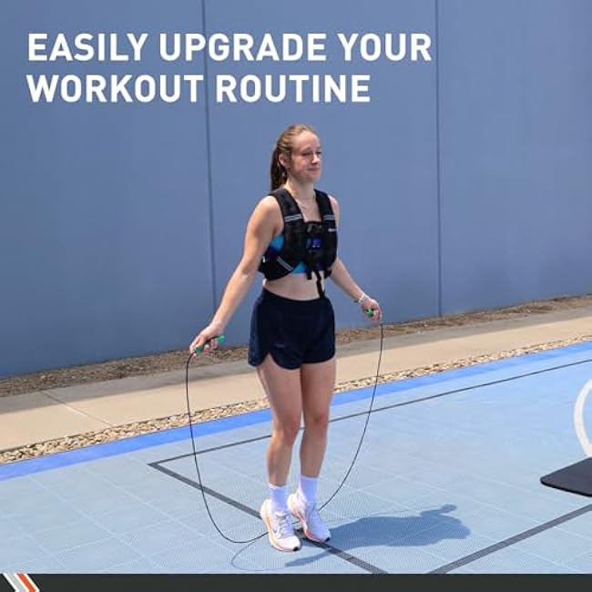 Body Sport Weighted Vest - Adjustable Fitness Vest for Strength Training, Running, Walking, and Endurance Workouts