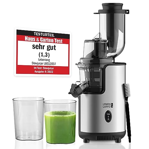 Monzana Entsafter Slow Juicer Edelstahl