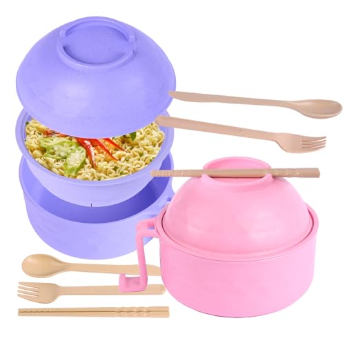 Eternelovery Microwave Ramen Bowl Set